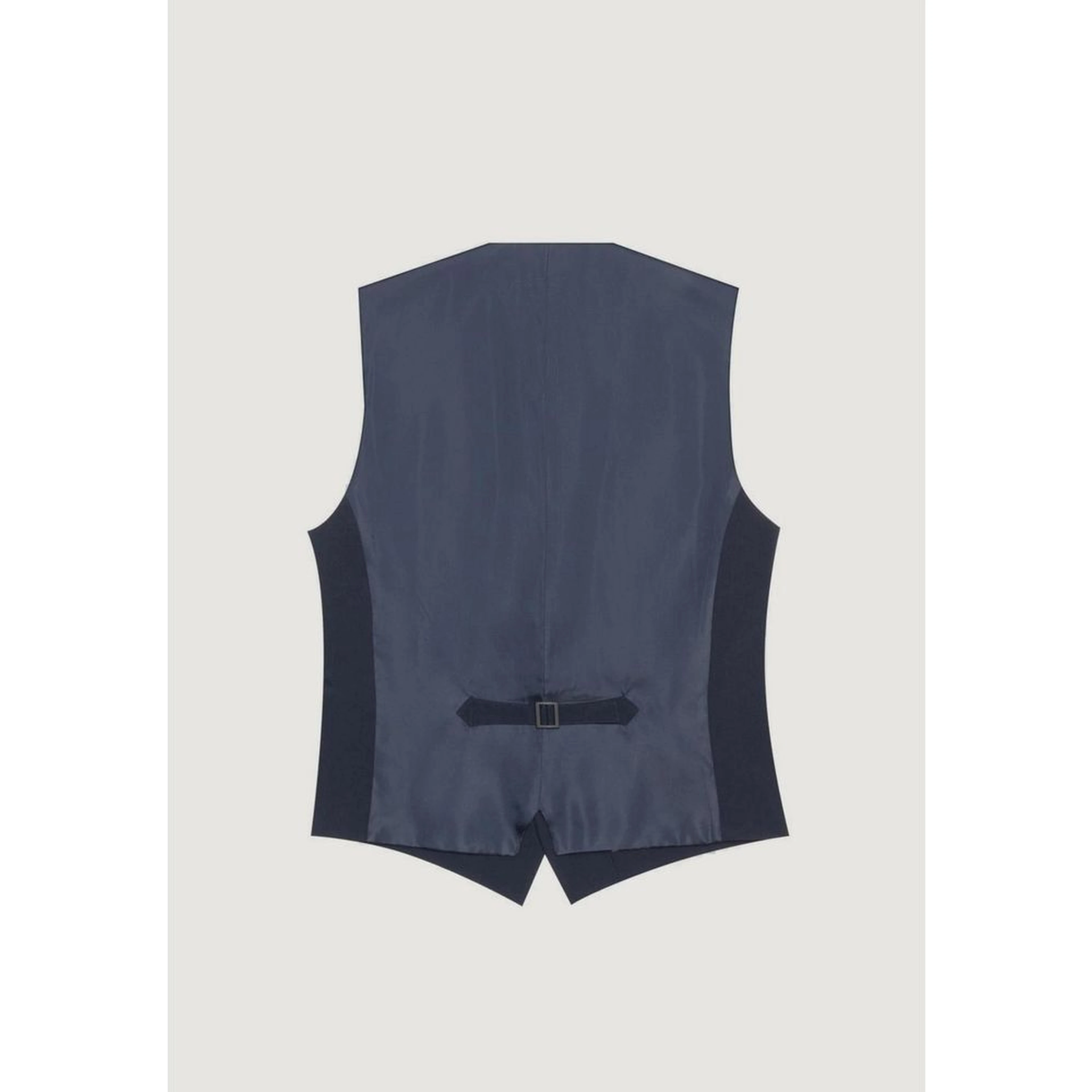 Blue Polyester Waistcoat
