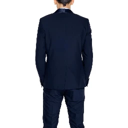 Blue Polyester Blazer