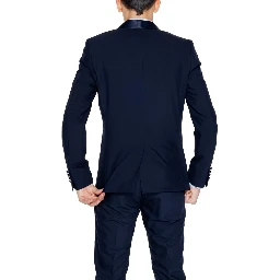 Blue Polyester Blazer