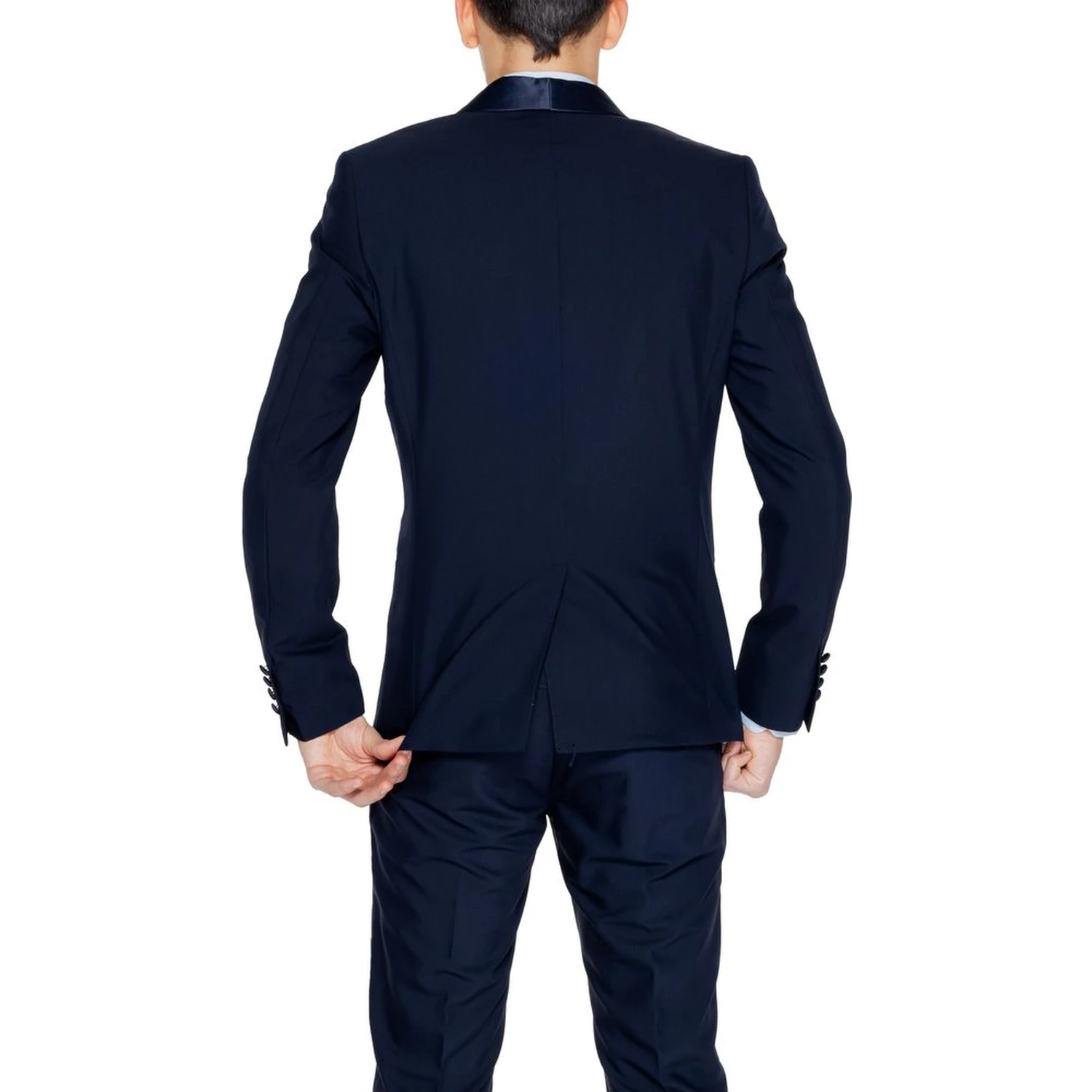 Blue Polyester Blazer