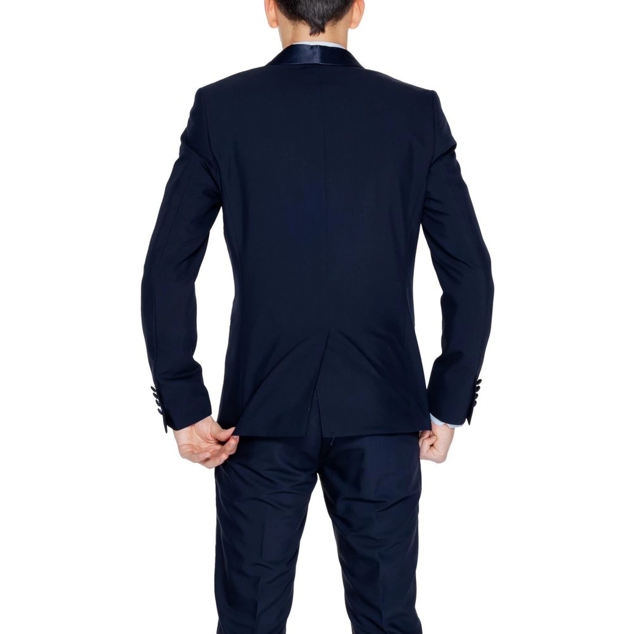 Blue Polyester Blazer