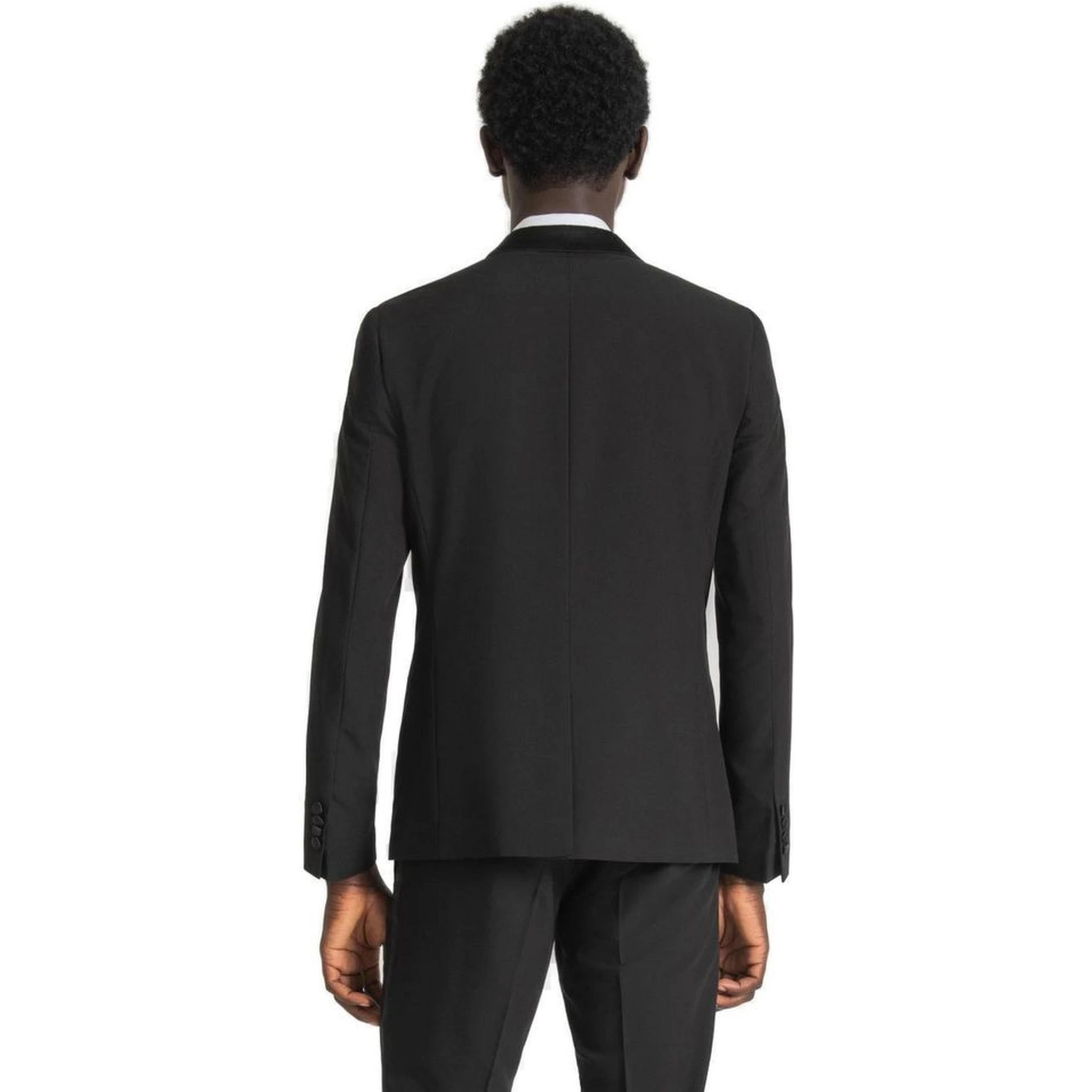 Black Polyester Blazer
