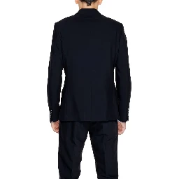 Black Polyester Blazer