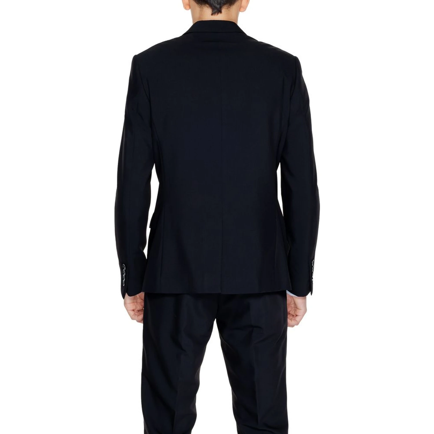 Black Polyester Blazer