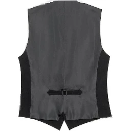 Black Polyester Waistcoat
