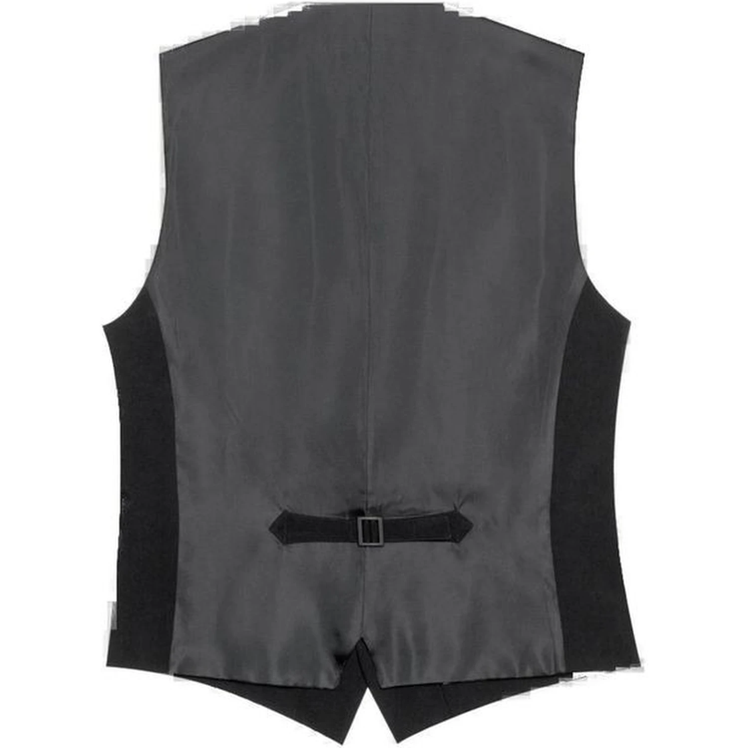 Black Polyester Waistcoat