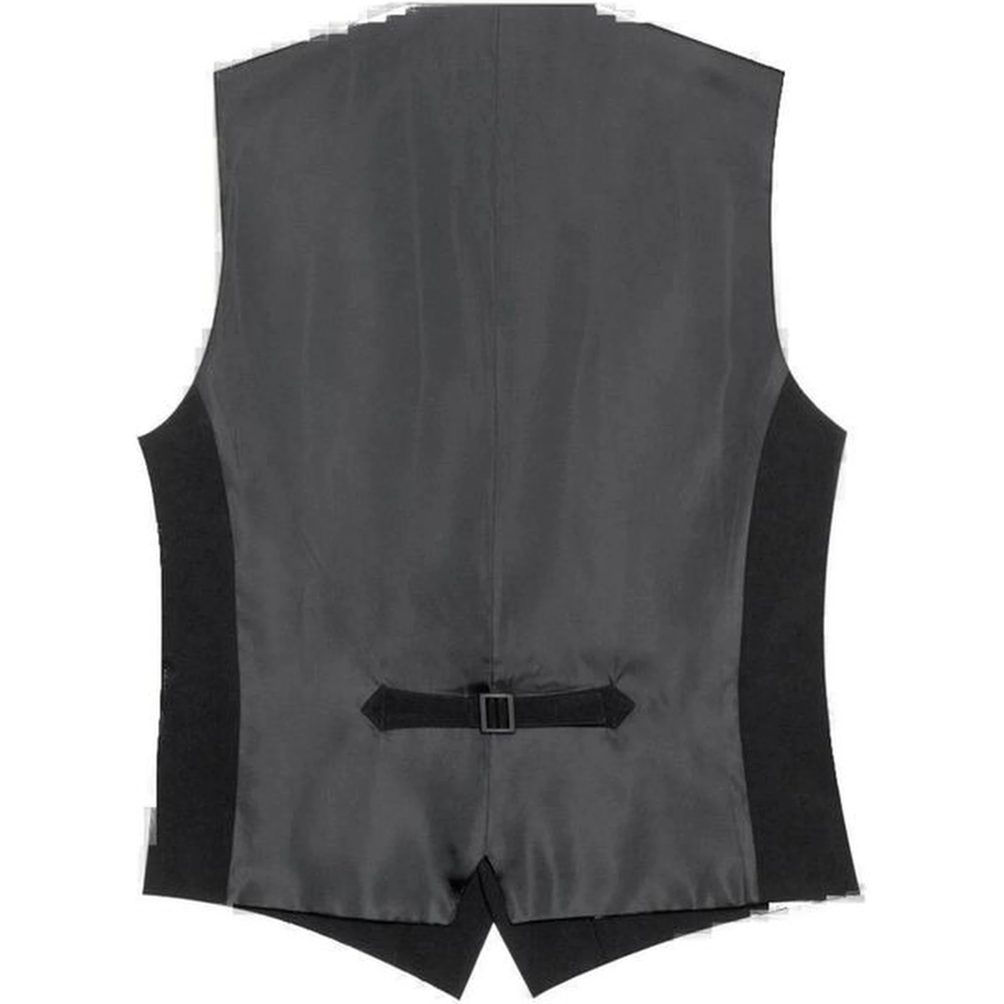 Black Polyester Waistcoat