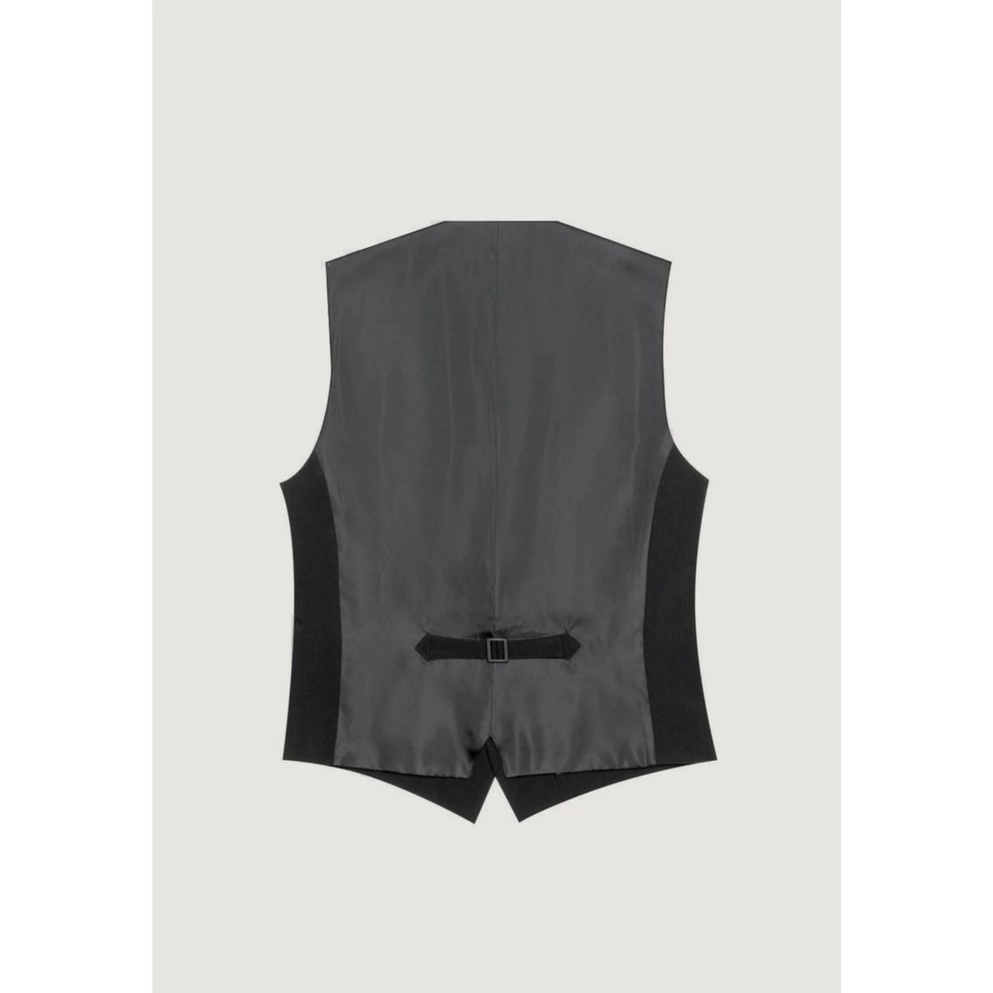 Black Polyester Waistcoat