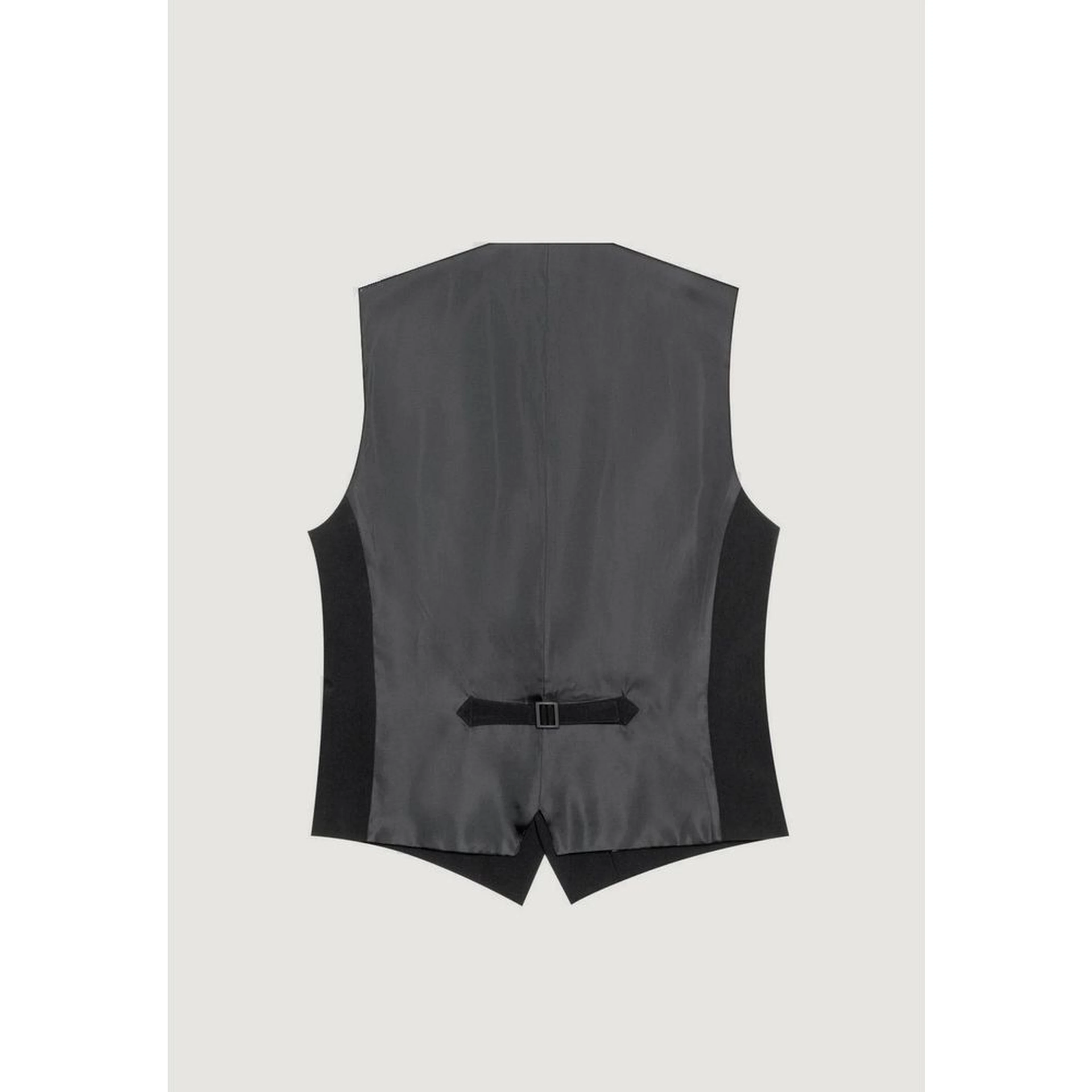 Black Polyester Waistcoat