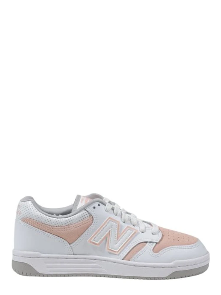 Pink Leather Sneakers