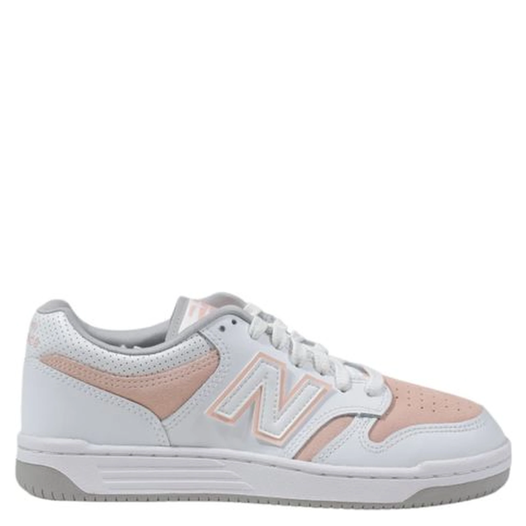 Pink Leather Sneakers
