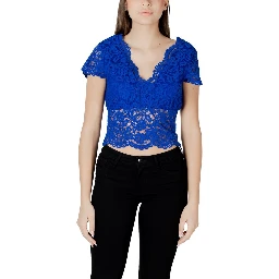 Blue Polyamide Top