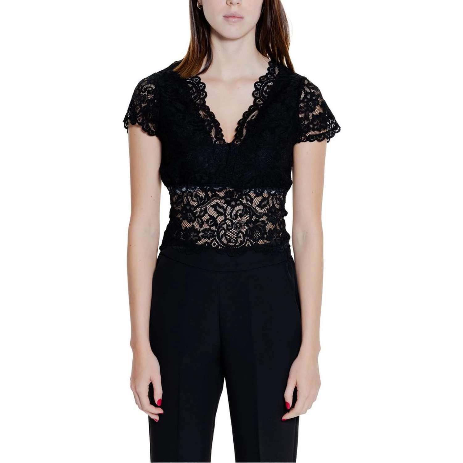 Black Polyamide Top