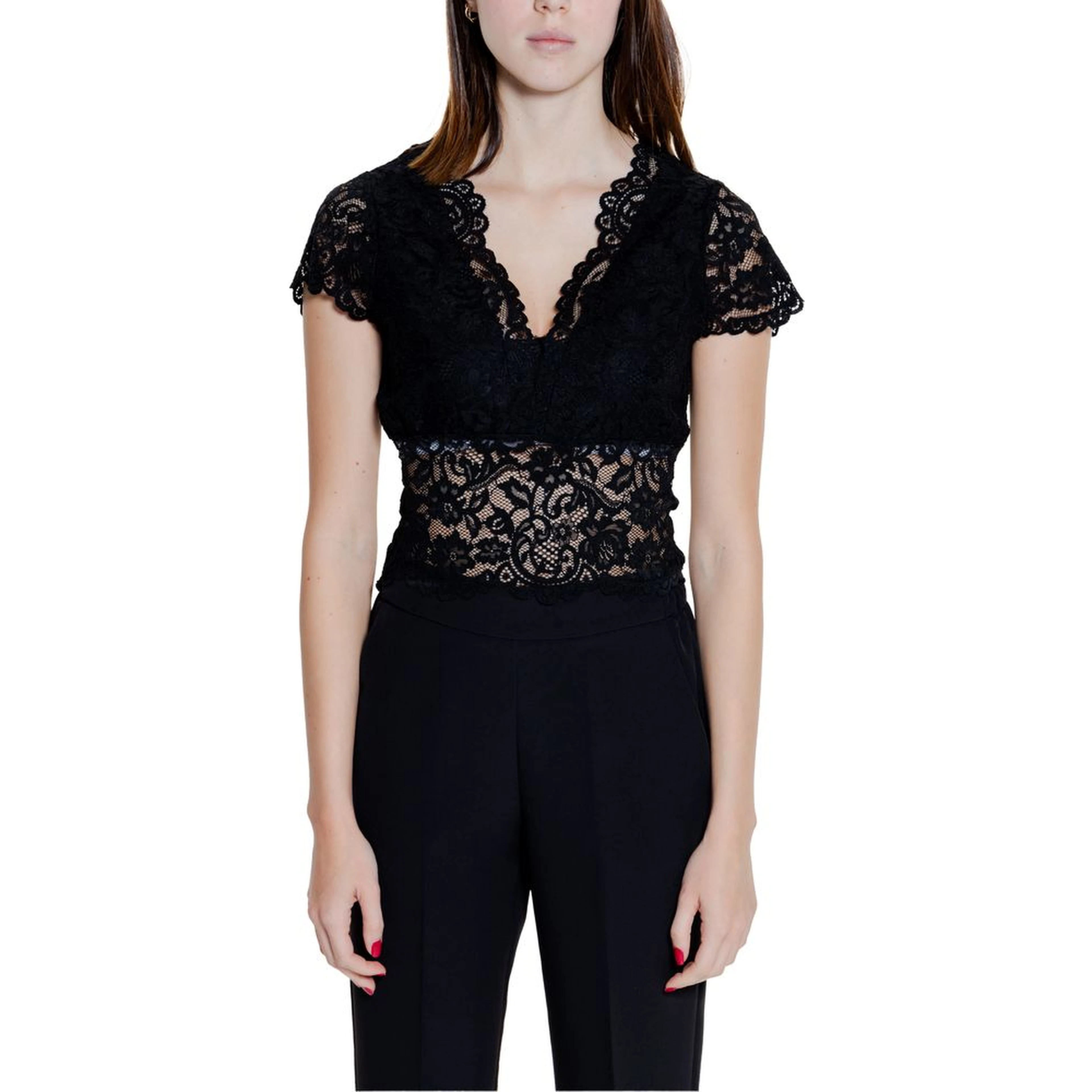 Black Polyamide Top
