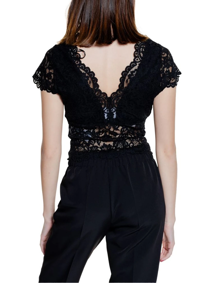 Black Polyamide Top