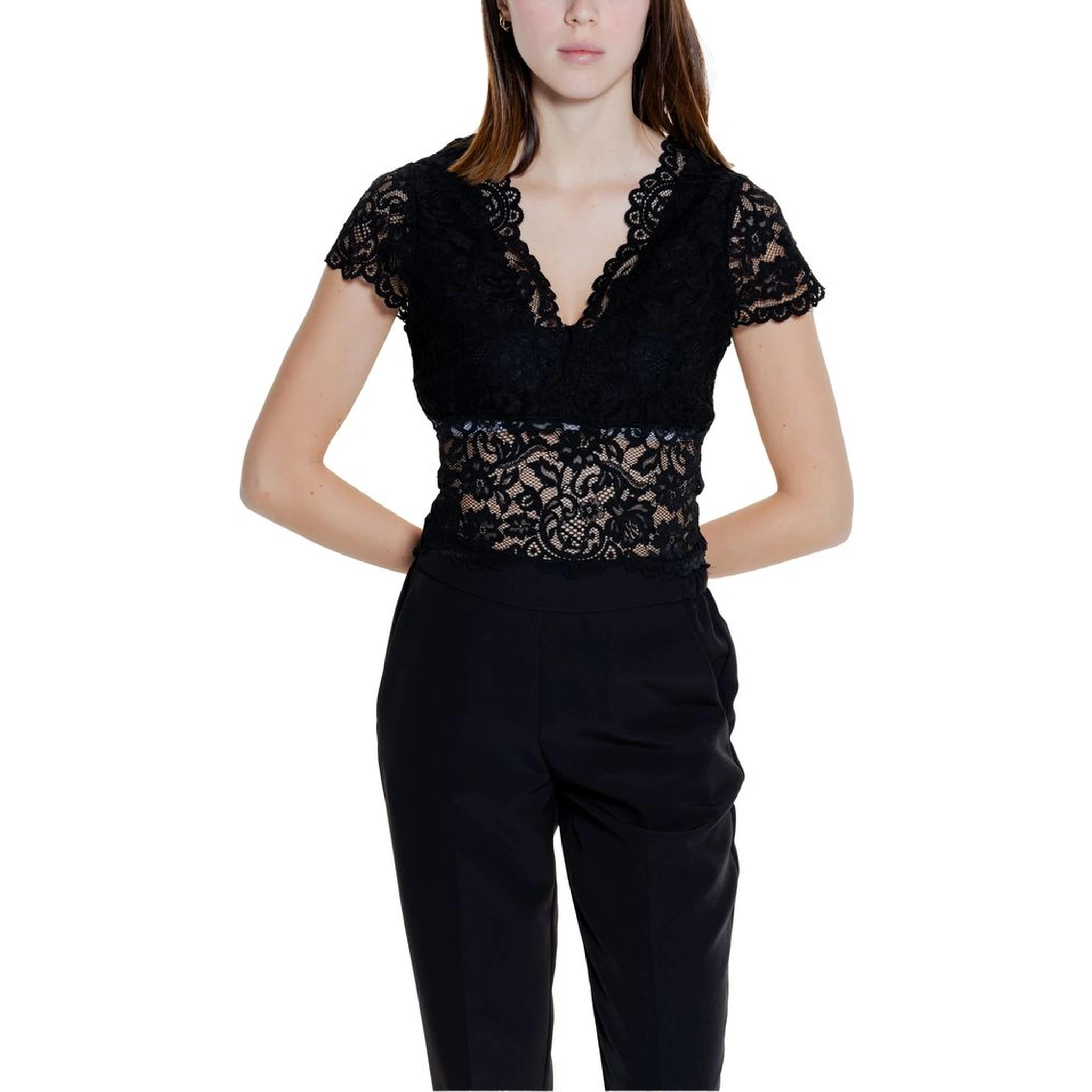 Black Polyamide Top