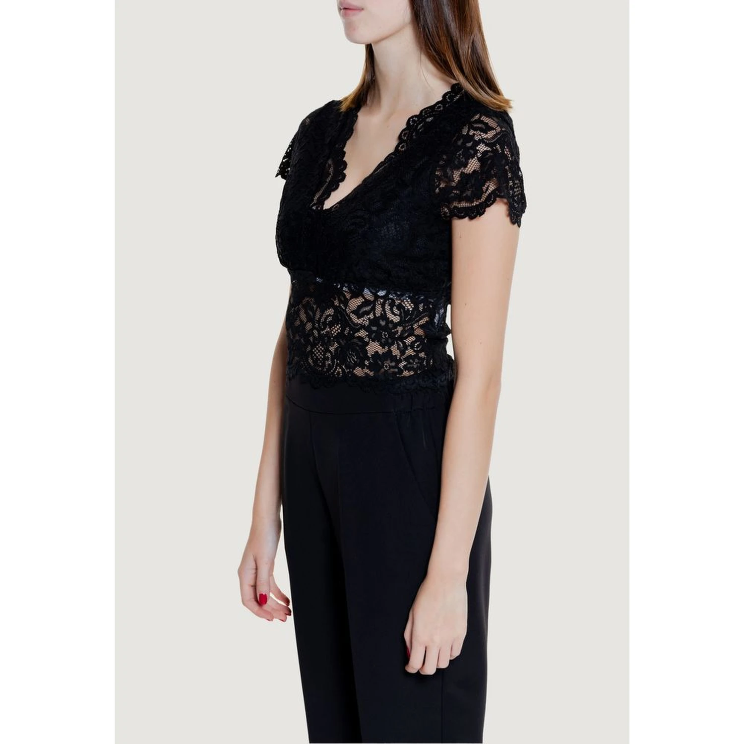 Black Polyamide Top