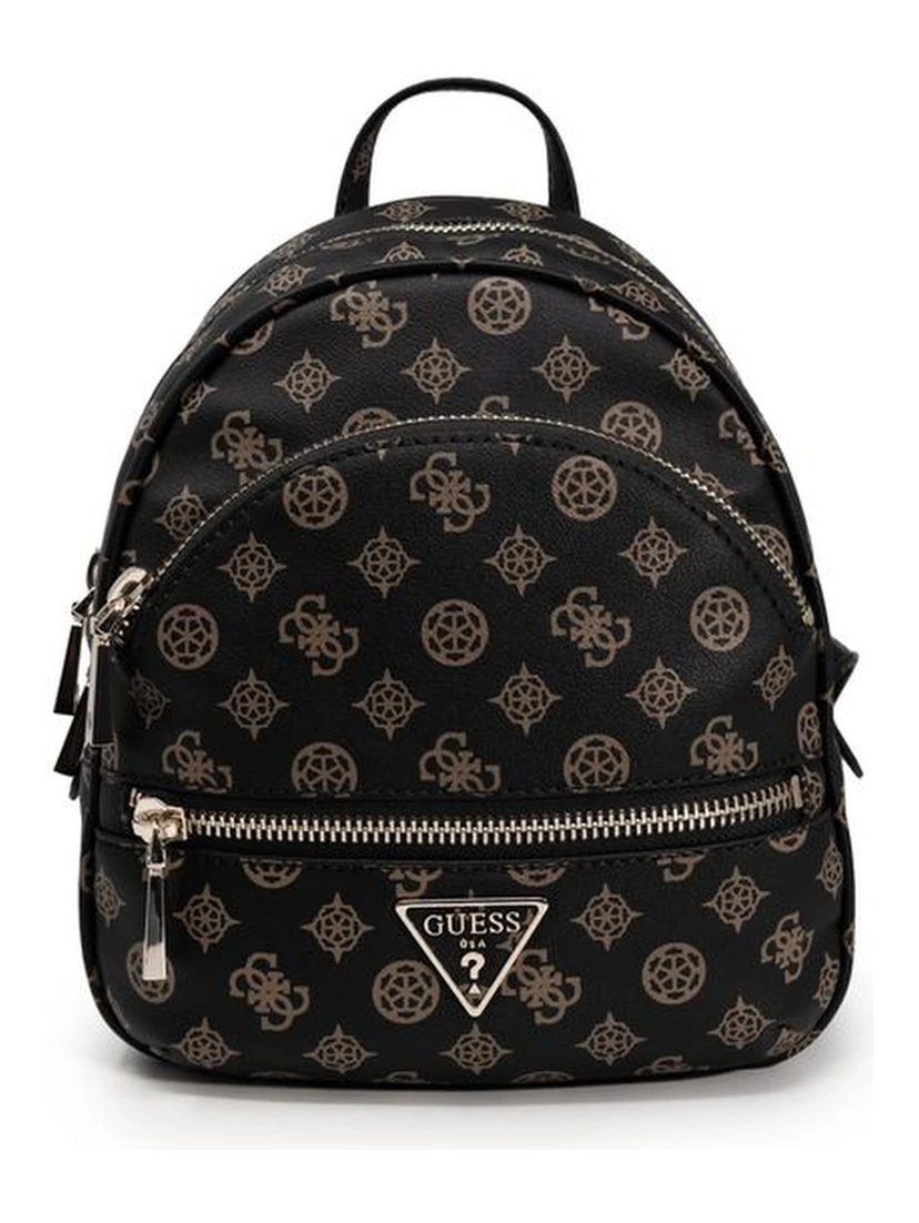 Brown Polyethylene Backpack