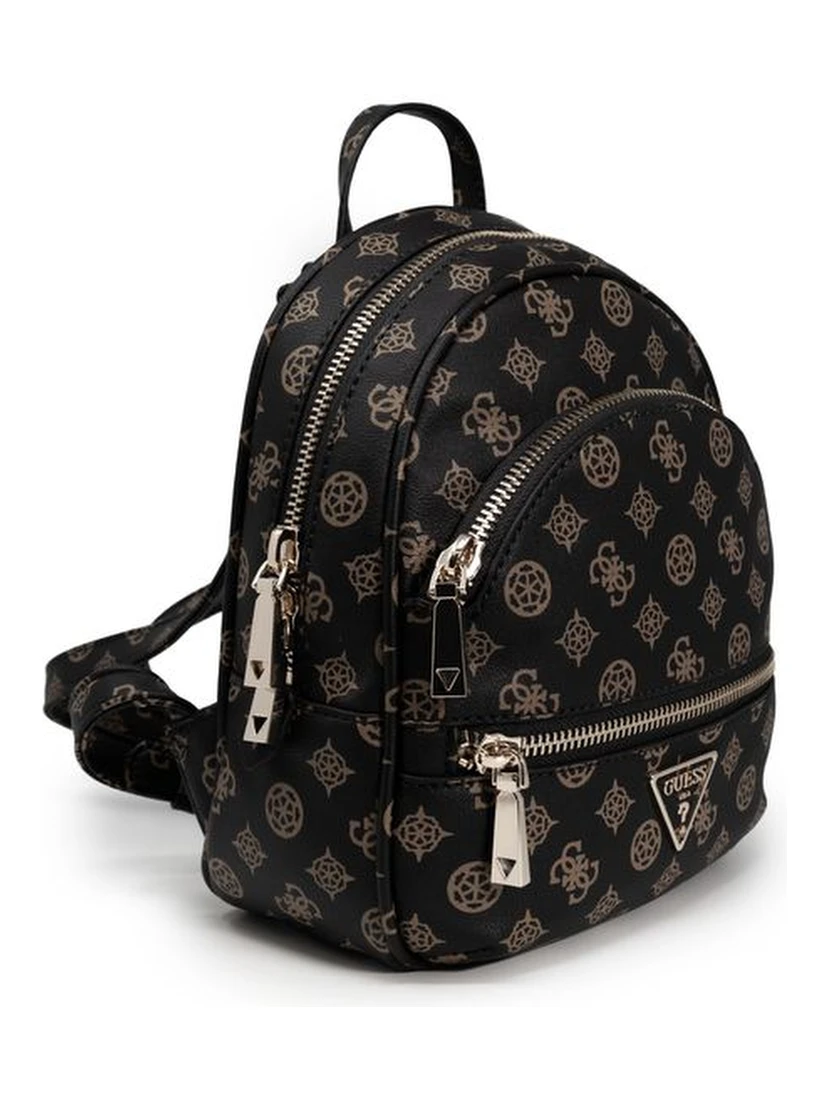 Brown Polyethylene Backpack