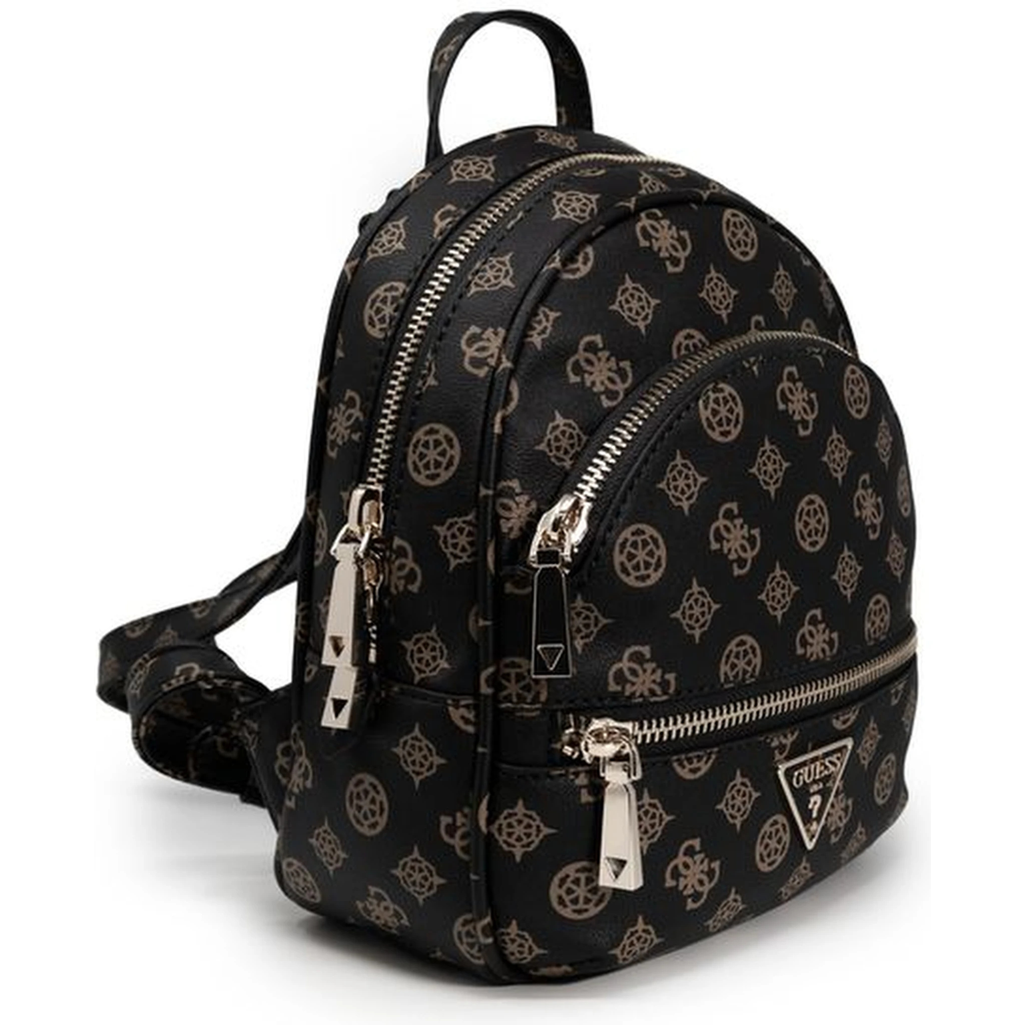 Brown Polyethylene Backpack