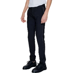 Black Polyester Pant