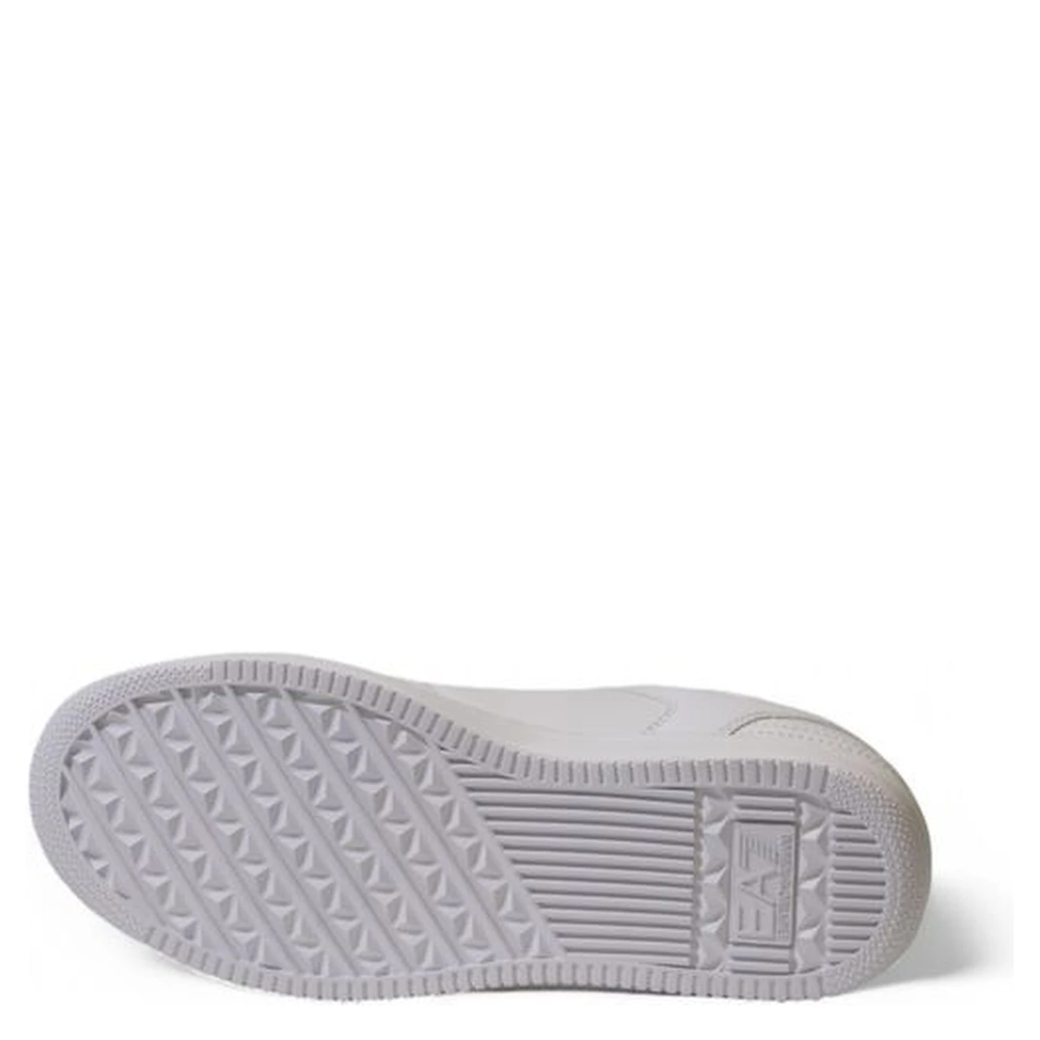 White Polyester Athletic Sneakers