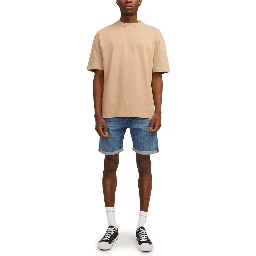 شورت برمودا قطني أزرق