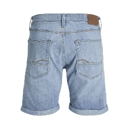 شورت برمودا قطني أزرق فاتح