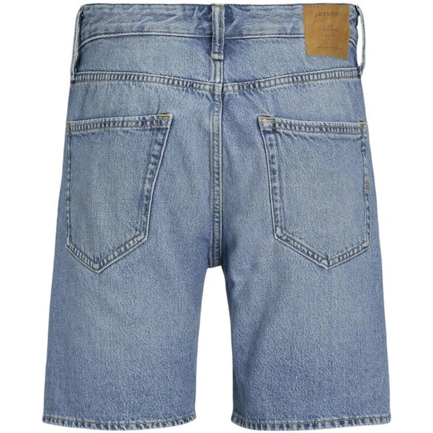 Blue Cotton Bermuda Shorts