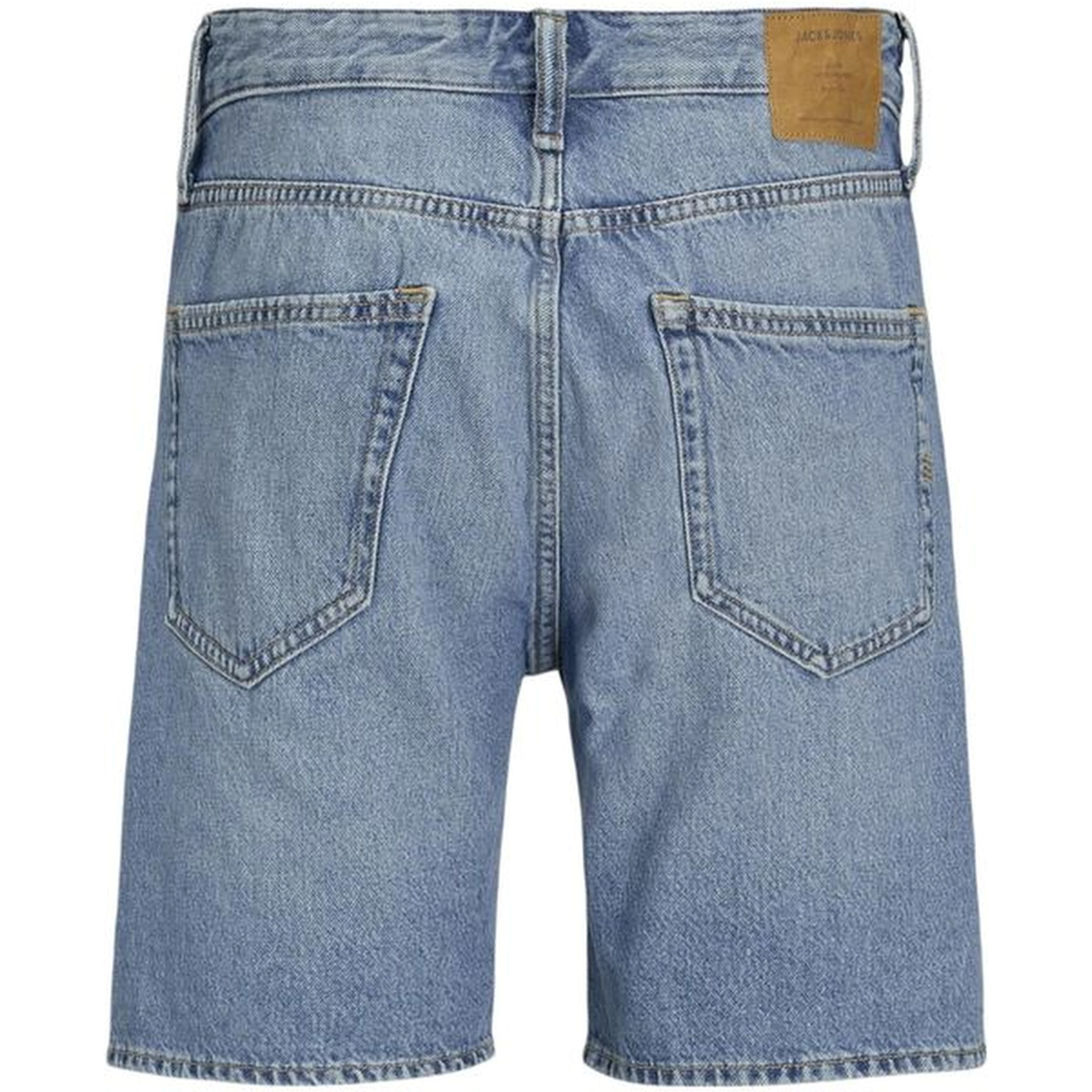 Blue Cotton Bermuda Shorts