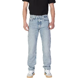 Light Blue Organic Cotton Relaxed Fit Jeans