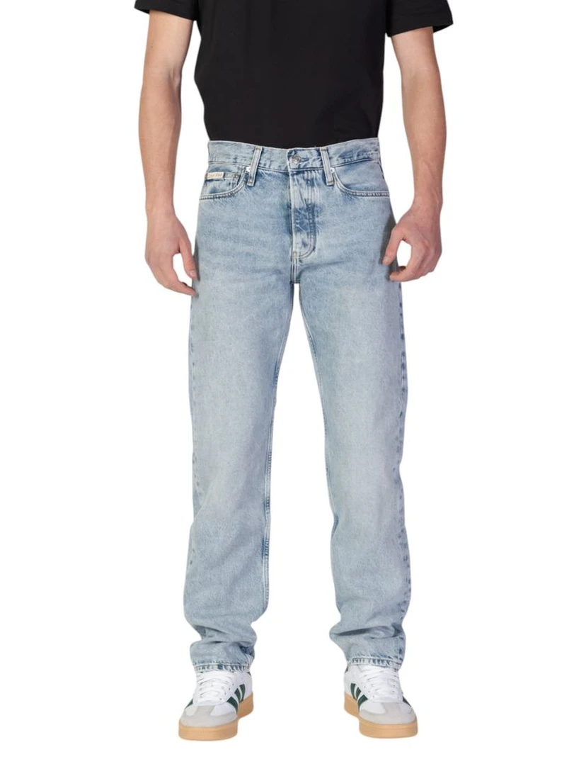 Light Blue Organic Cotton Relaxed Fit Jeans