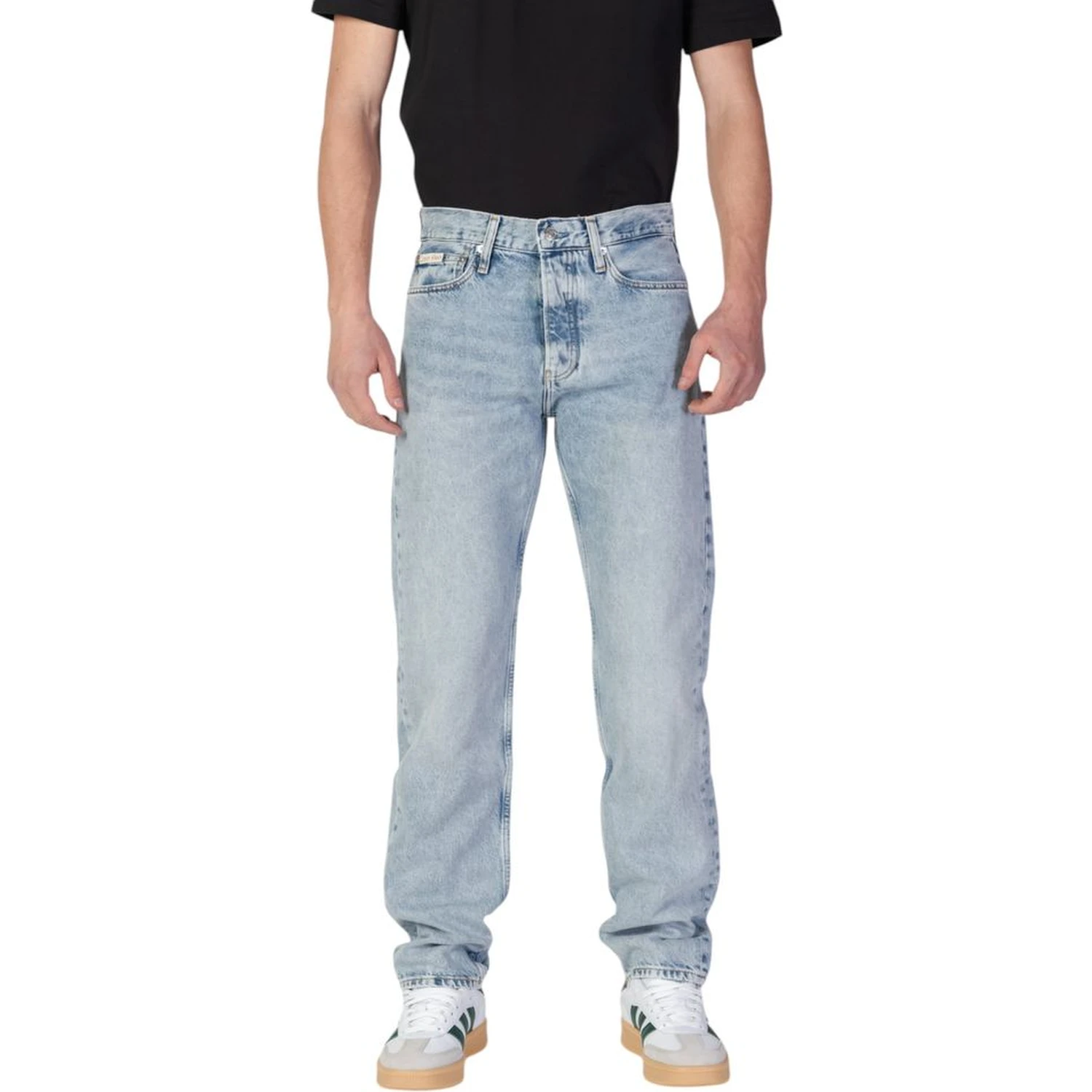 Light Blue Organic Cotton Relaxed Fit Jeans