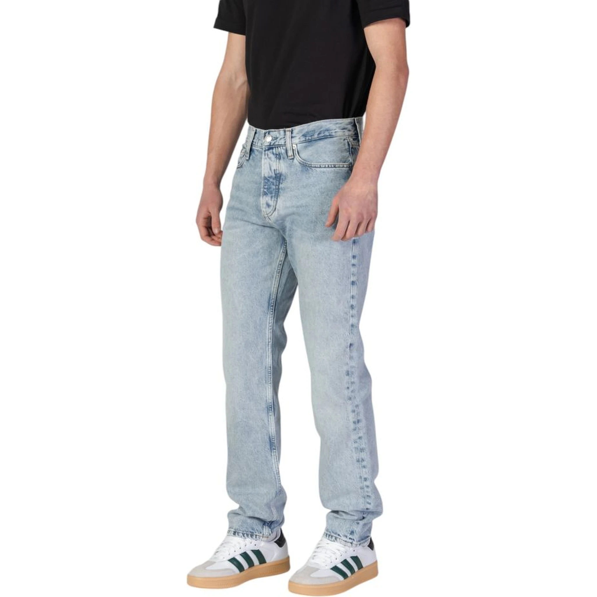 Light Blue Organic Cotton Relaxed Fit Jeans
