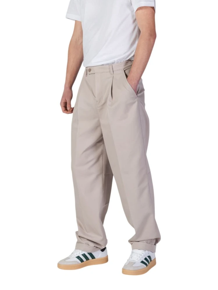 Beige Recycled Polyester Casual Pants alternative