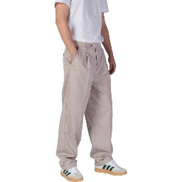 Beige Recycled Polyester Casual Pants