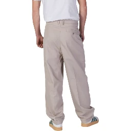 Beige Recycled Polyester Casual Pants