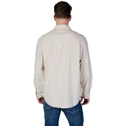 Beige Recycled Cotton Shirt
