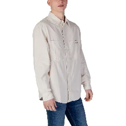 Beige Recycled Cotton Shirt