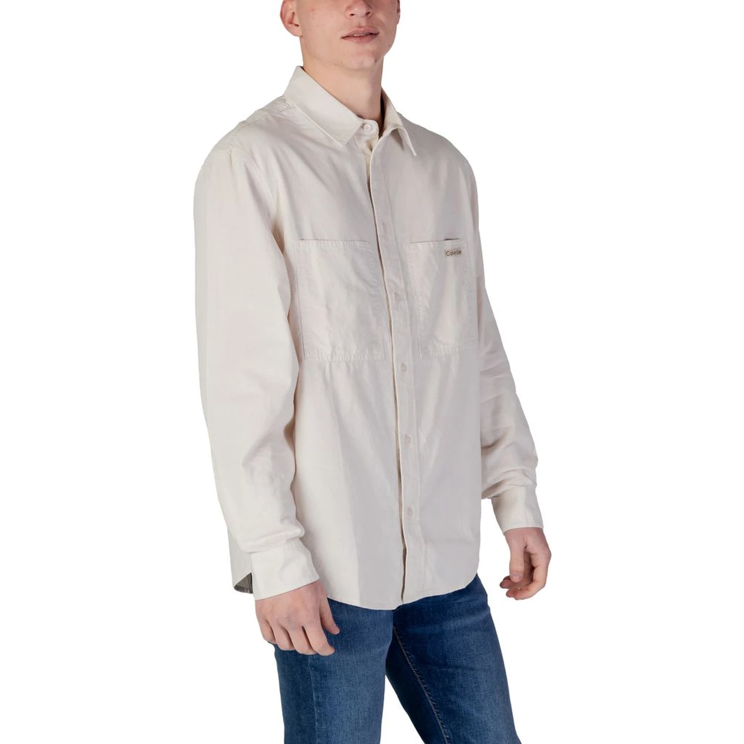 Beige Recycled Cotton Shirt