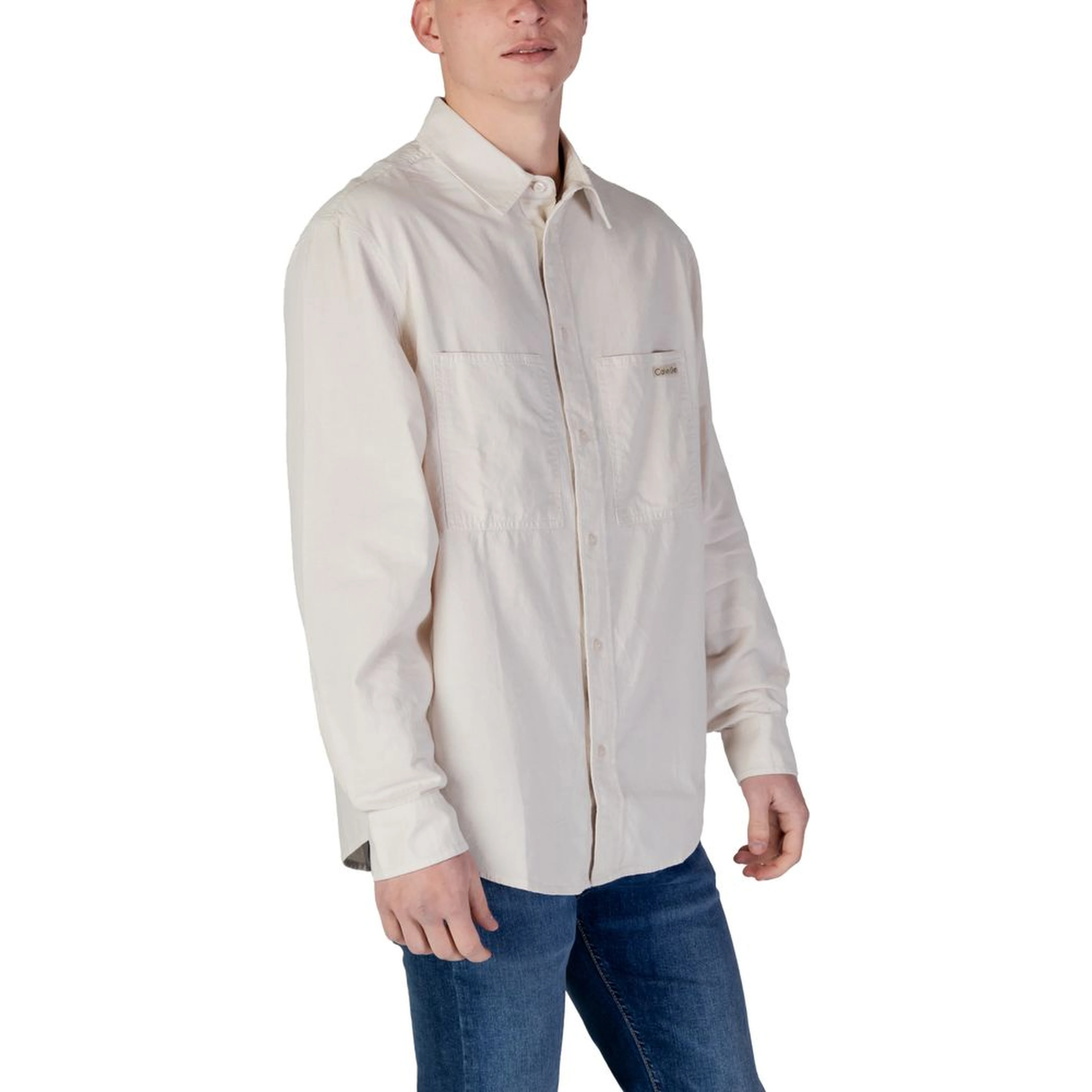 Beige Recycled Cotton Shirt