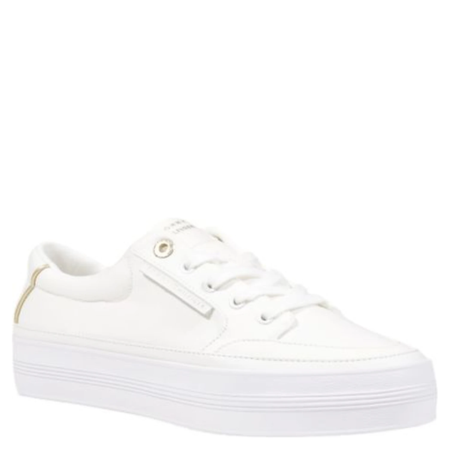 Cream Recycled Cotton Low Top Sneakers