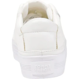 Cream Recycled Cotton Low Top Sneakers