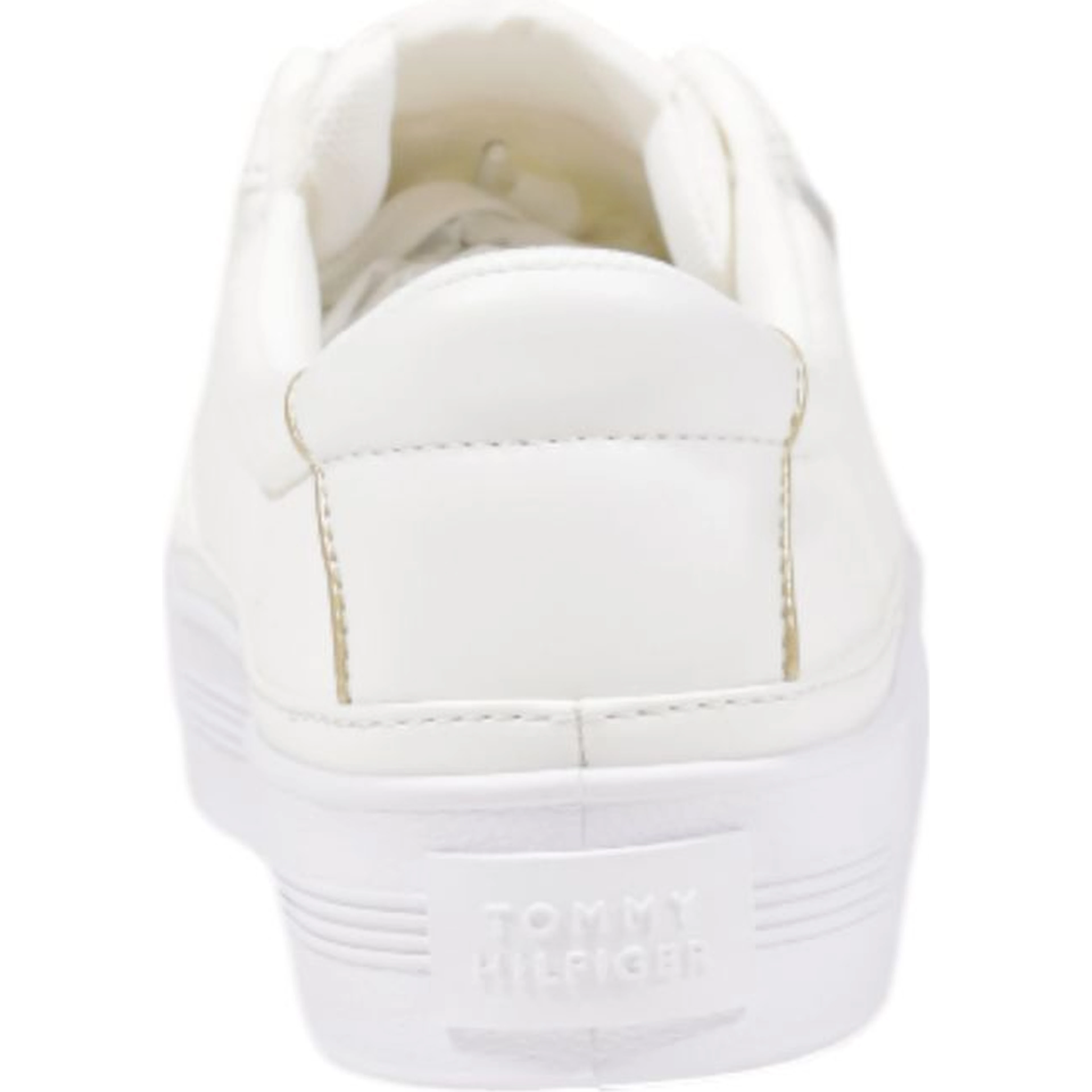 Cream Recycled Cotton Low Top Sneakers