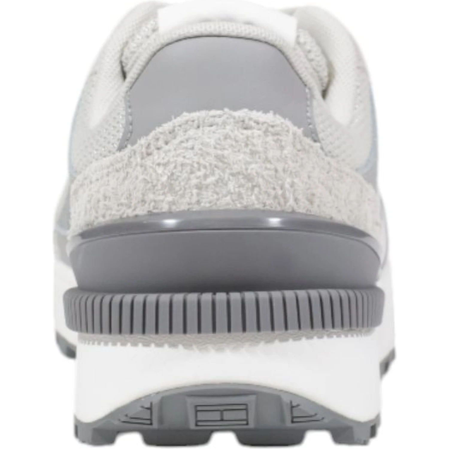 Gray Suede Leather Athletic Sneakers