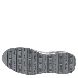 Gray Suede Leather Athletic Sneakers
