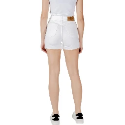 White Cotton Shorts