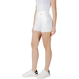 White Cotton Shorts