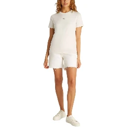 Beige Recycled Cotton T-Shirt