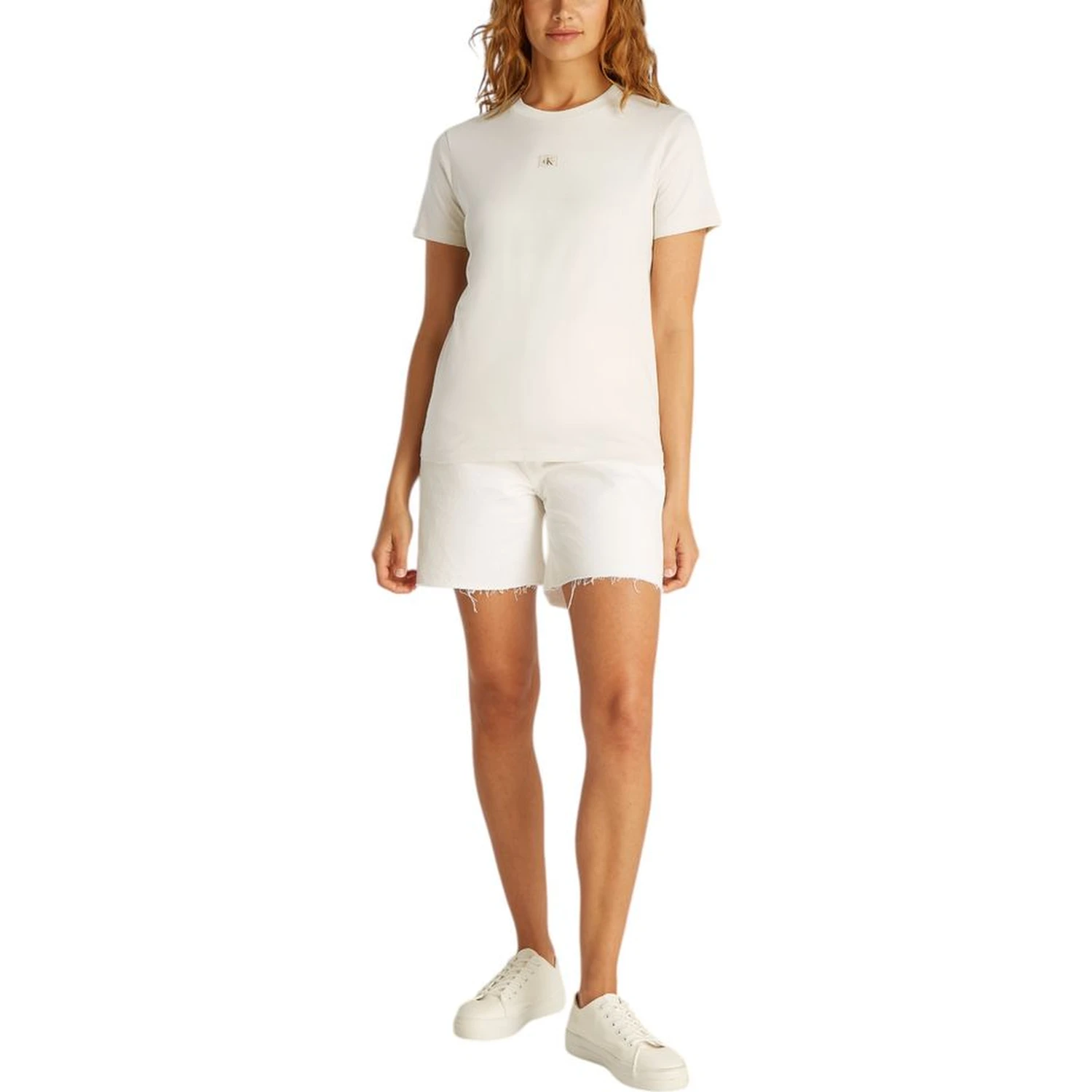 Beige Recycled Cotton T-Shirt